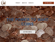 Tablet Screenshot of coins-business.com